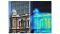 Ein Gebäude aus den 1920ern vor einer Glasfassade in Teheran (links). Die Falschfarbendarstellung zeigt, wie stark ein Mensch die Gebäude wahrnimmt (rechts). Gelbe Strukturen ziehen den Blick am stärksten, blaue und schwarze Objekte am wenigsten an. Die Glasfassade im Hintergrund wird also kaum wahrgenommen